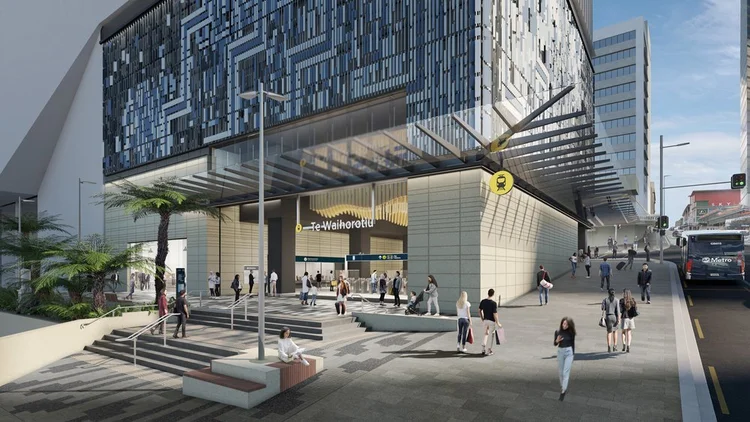 Te Waihorotiu Station City Rail Link