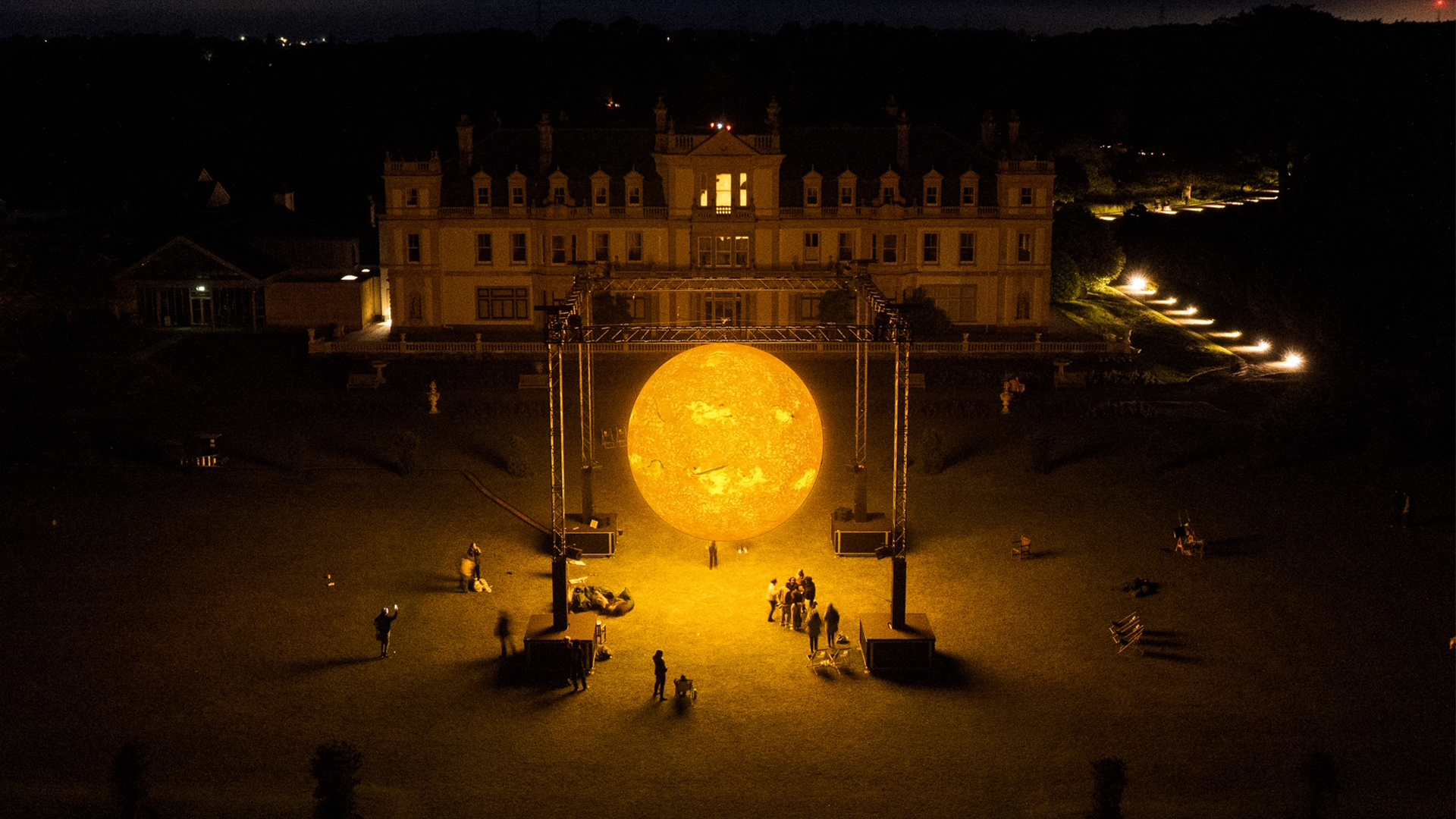 Helios at Dyffryn Gardens, UK showing at New Zealand International Convention Centre NZICC Auckland
