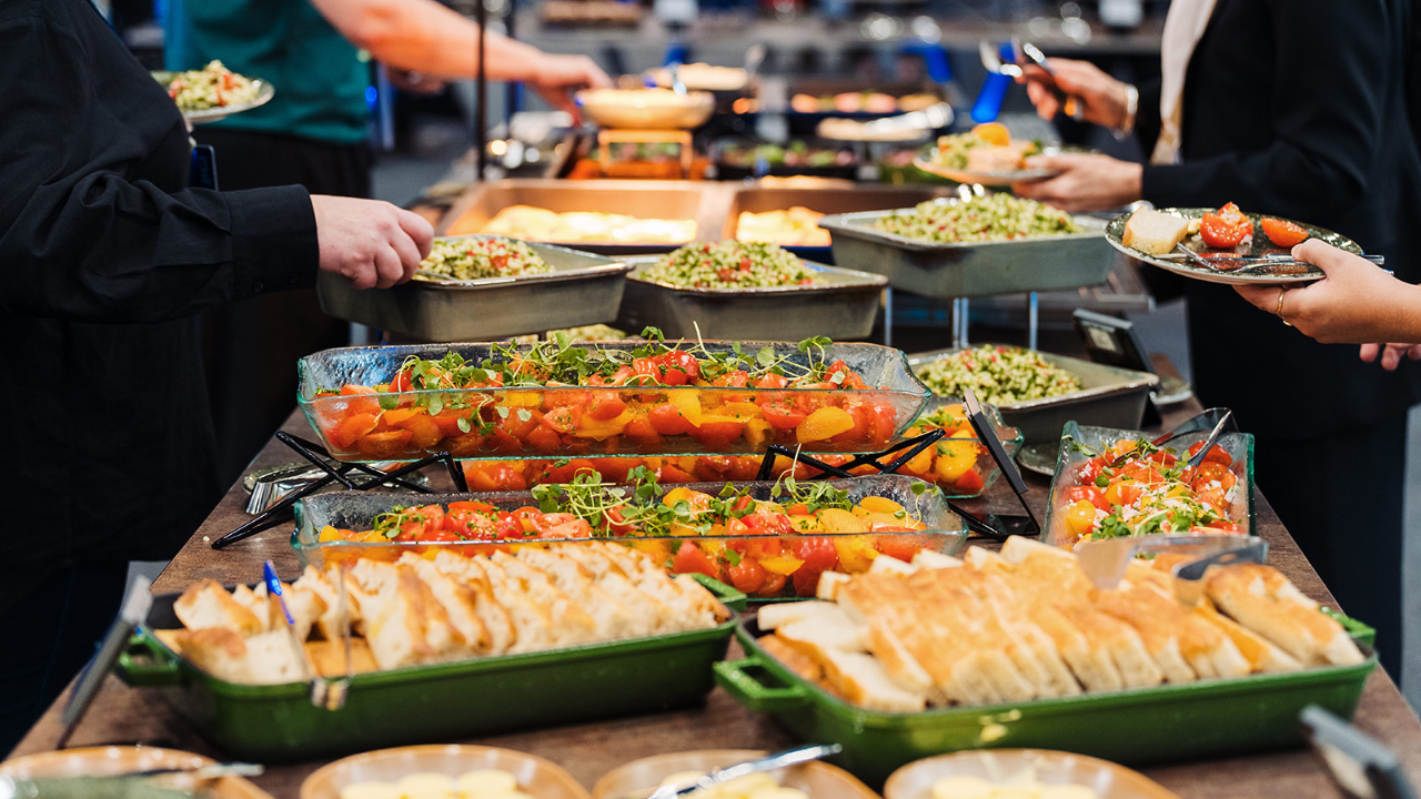 Standing Lunch at NZICC