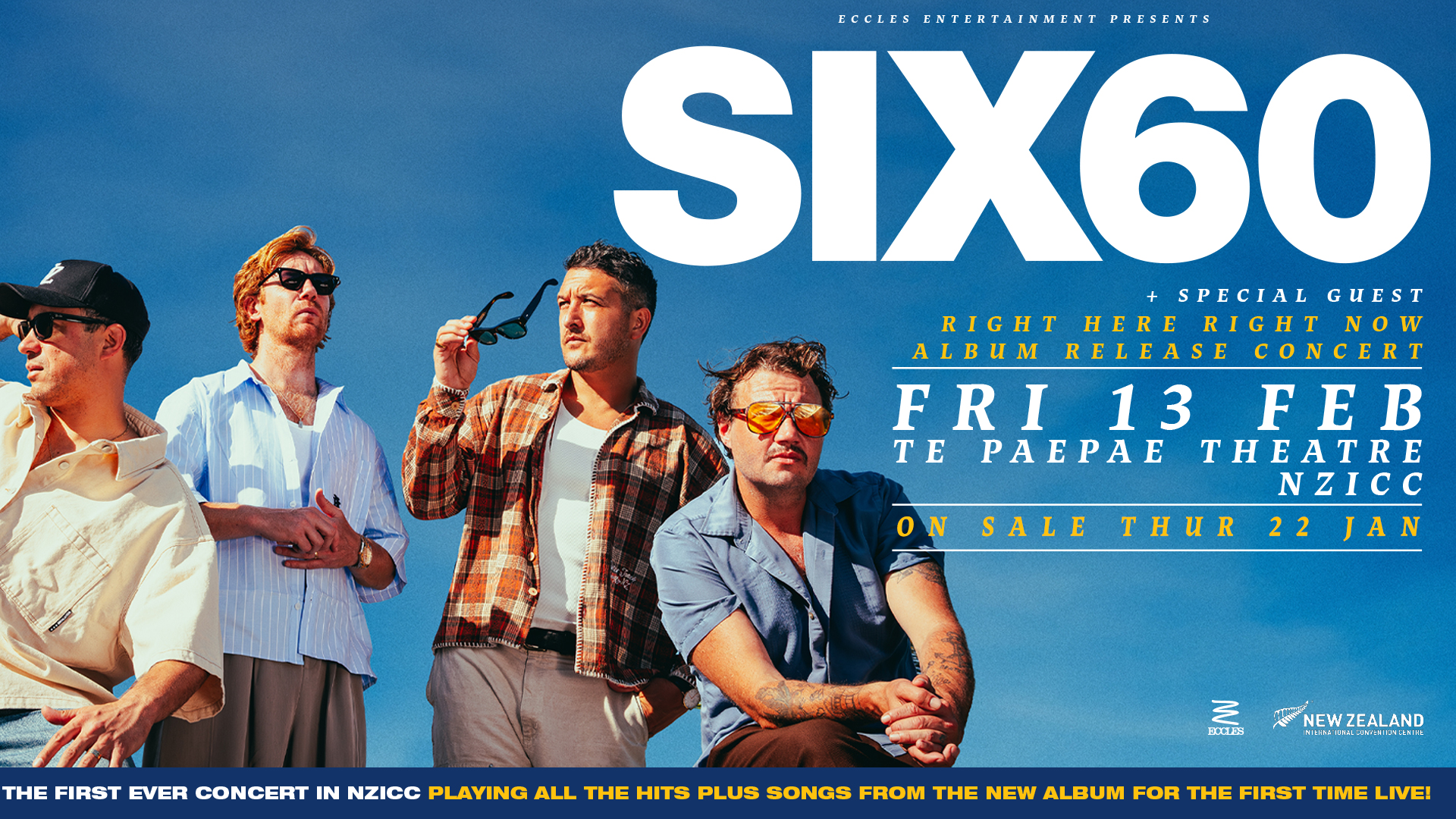 Six60: Right Here Right Now - Album Release Concert