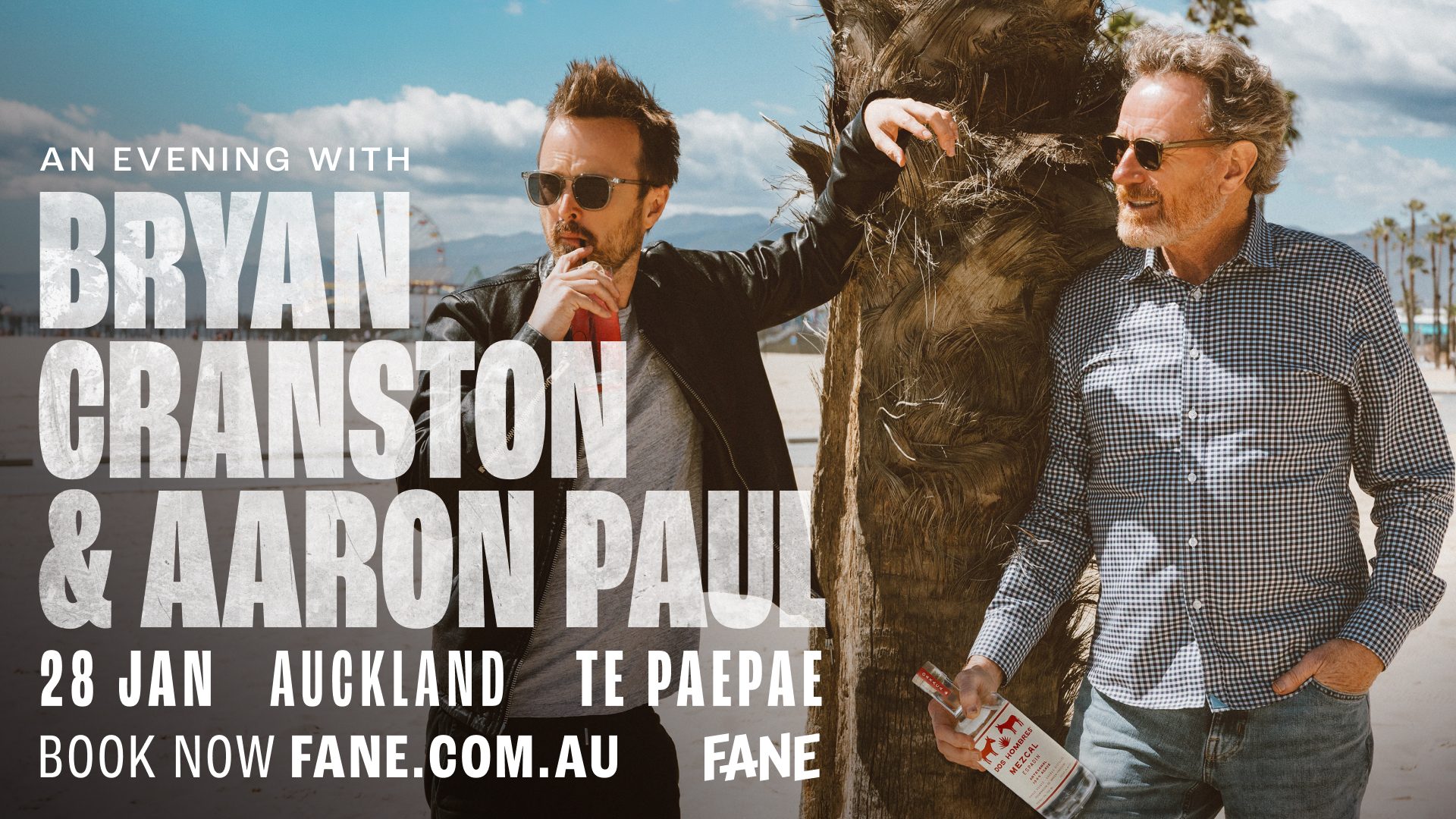 Bryan Cranston and Aaron Paul tour poster