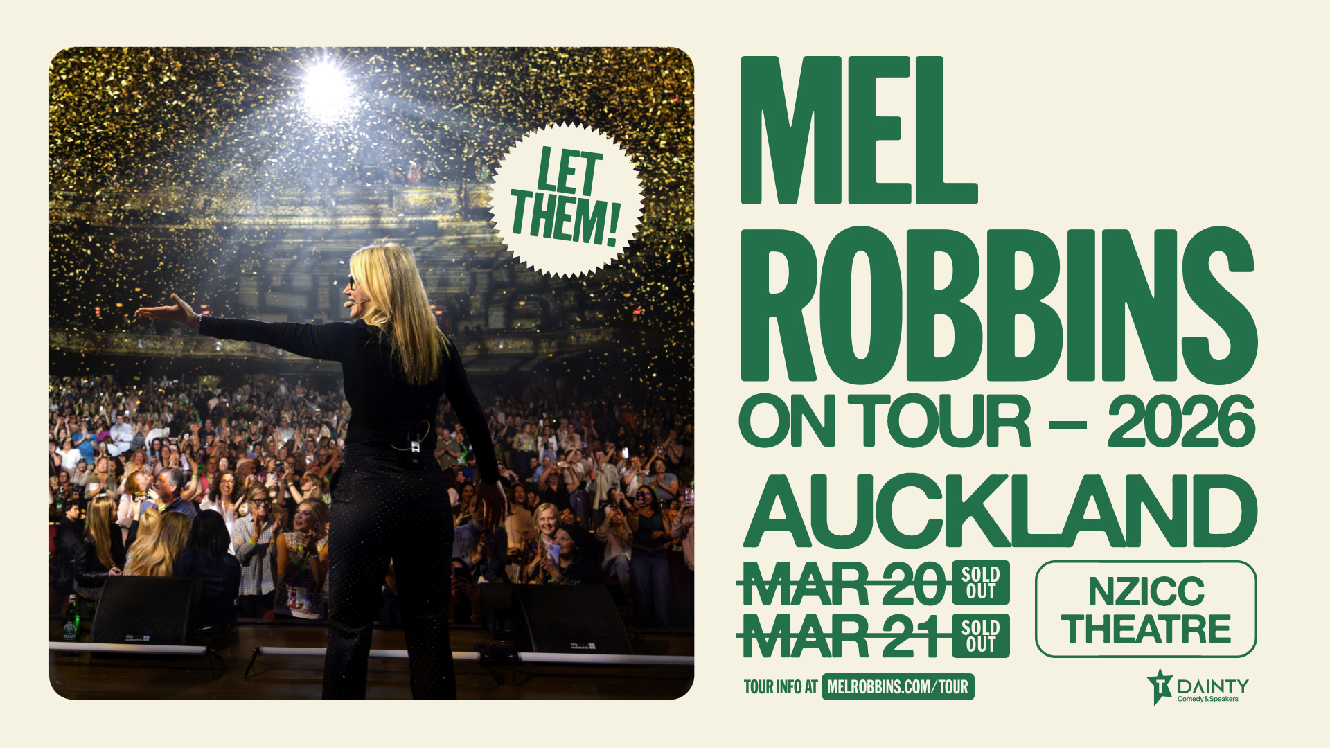 Mel Robbins On Tour NZICC Sold Out Auckland New Zealand