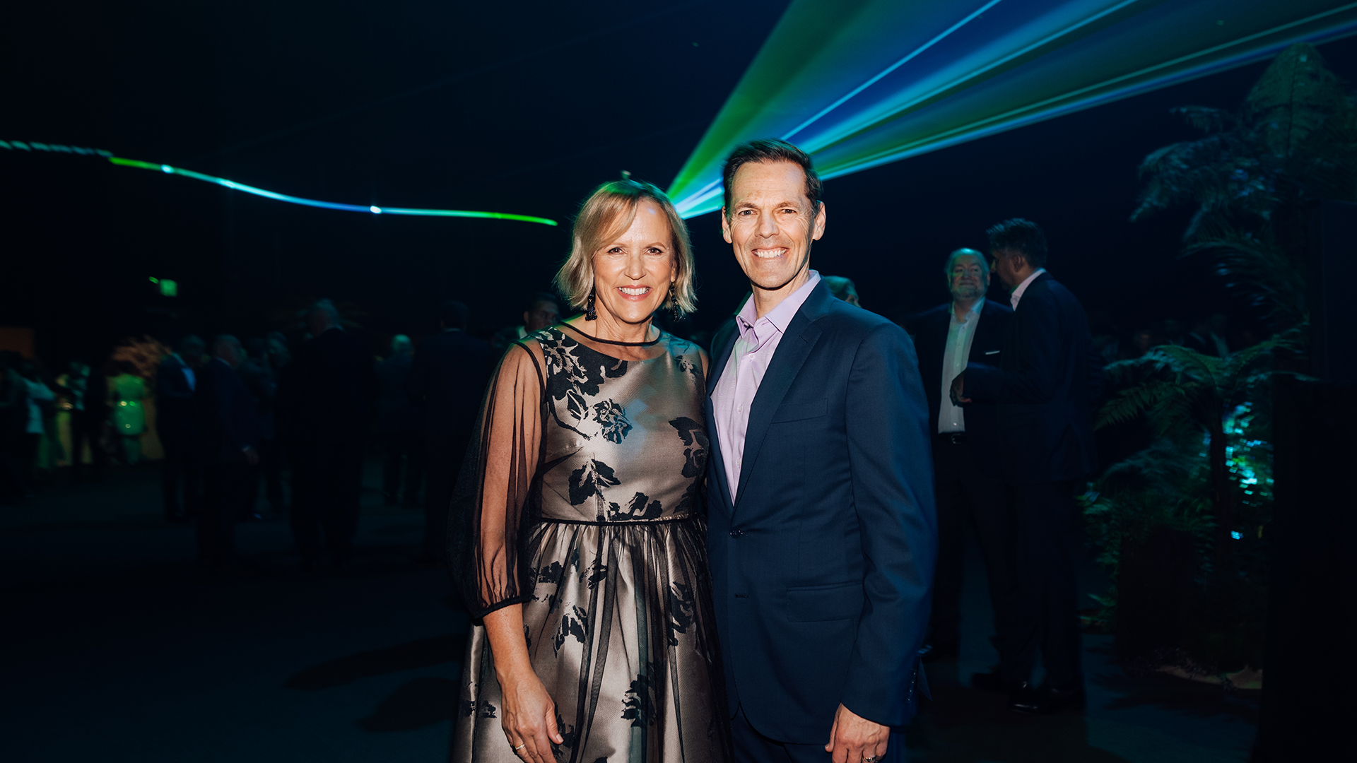 Hilary Barry and Jason Walbridge at NZICC Opening Night